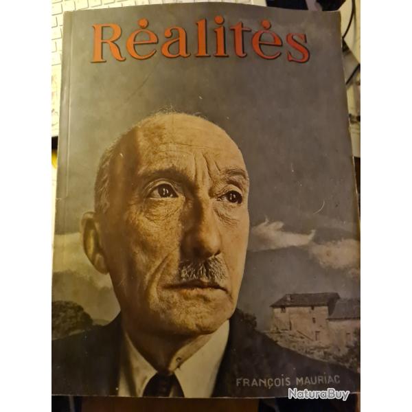 Realites de septembre 1949 numero 44 Francois Mauriac