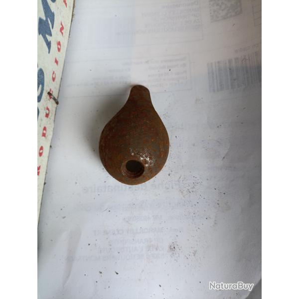 Calotte de crosse acier