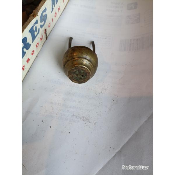 Calotte de pistolet en laiton