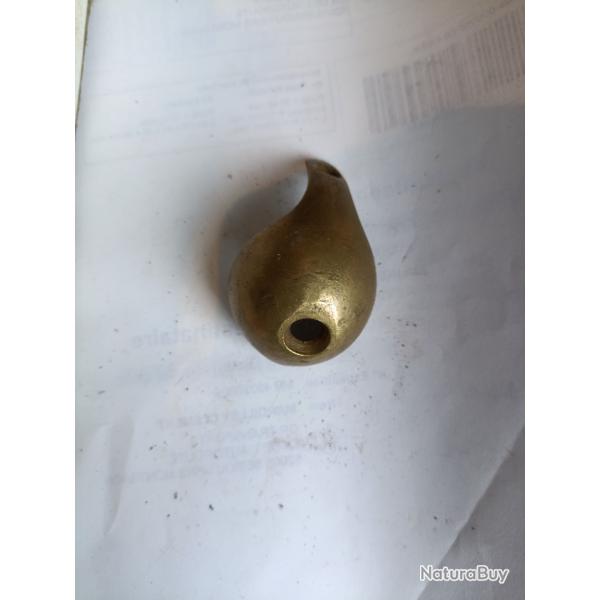 Calotte laiton de pistolet