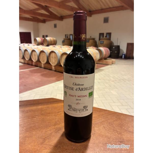 Chateau Devise d'Ardilley 2018 Bio - Haut Mdoc Cru Bourgeois - 2 cartons de 6