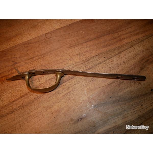 Pontet en acier et laiton de mousqueton 1777 /An IX