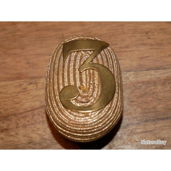 Pompon de TALPACK du 3me rgiment de chasseurs  cheval