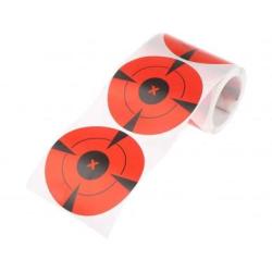 Cibles autocollantes Rouge/Noir