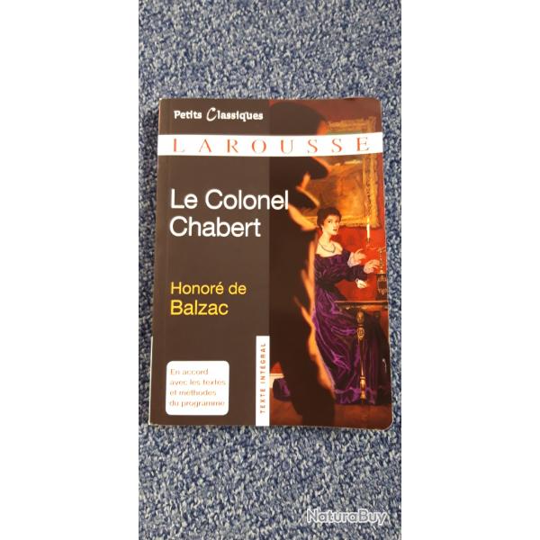 Livre le colonel Chabert