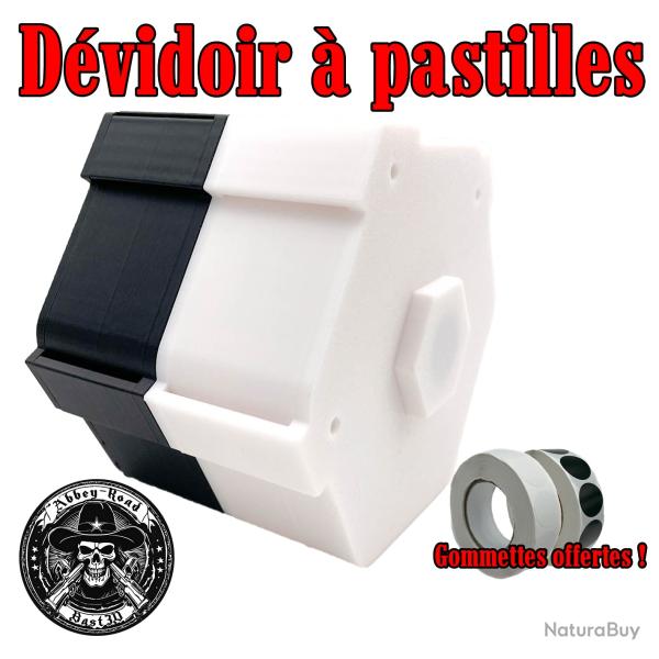 2-en-1 - Dvidoir  pastilles / Distributeur de gommettes double - Pastilles offertes ! - Bast3D