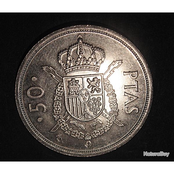 Espagne, piece de 50 pesetas 1983 ttb+
