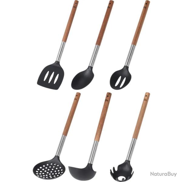 Black friday ! 6 ustensiles de cuisine avec support pot