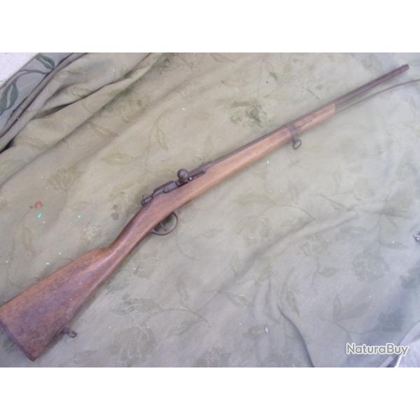fusil sur base Gras mod�le 1874 calibre inconnu