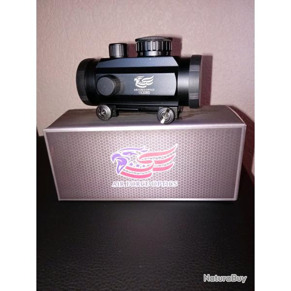 POINT ROUGE AIR FORCE OPTICS 1X30RD NEUF JAMAIS SERVI