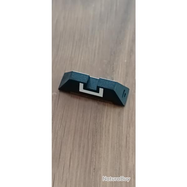 HAUSSE GLOCK LUMINESCENTE ACIER HAUTEUR 6.1MM