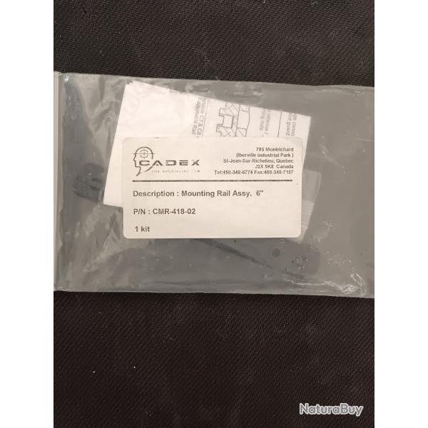 KIT RAIL CADEX 6" POUR GARDEMAIN AR-15A2