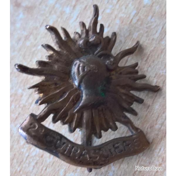 Insigne b�ret 2�me RC R�giment de Cuirassiers WW2