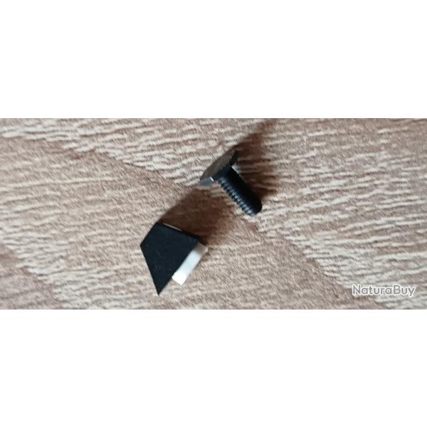GUIDON + VIS DE FIXATION GLOCK POLYMERE HAUTEUR 4.9MM