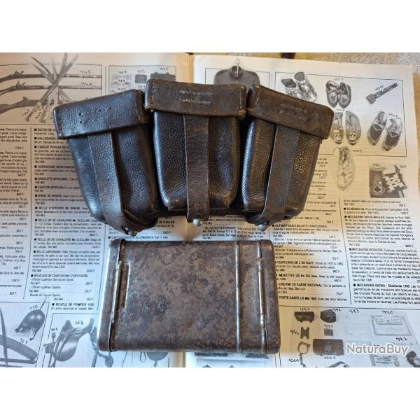 cartouchieres 98k +boite de nettoyage ww2 allemande