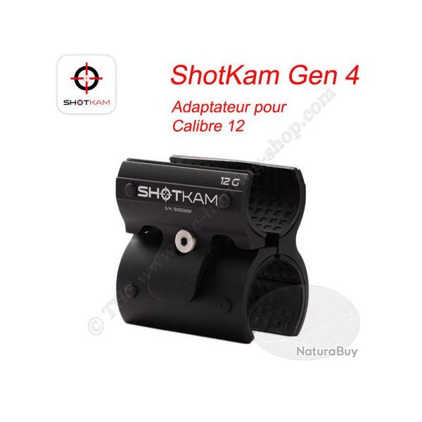 ShotKam Gen 4 - Adaptateurs pour diffrents calibres, arcs et rails Picatinny Calibre 12
