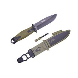 Couteau de chasse Browning Ignite - 10 cm Vert - Vert