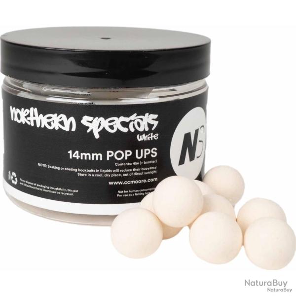 Pop-ups CCMoore NS1 white 14mm