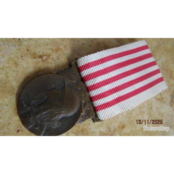 m�daille comm�morative grande guerre 14 18 militaire MORLON ww1 french medal N�1