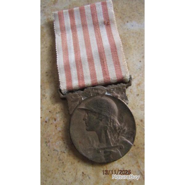 mdaille commmorative grande guerre 14 18 militaire MORLON ww1 premire guerre N2 1914 1918