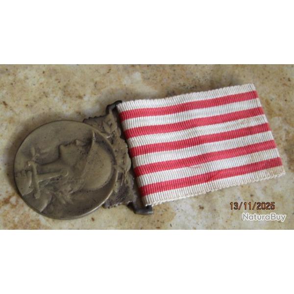 mdaille commmorative grande guerre 14 18 militaire MORLON ww1 premire guerre N4 1914 1918