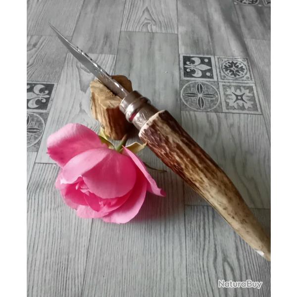 Couteau de poche Opinel 7 bois de cerf