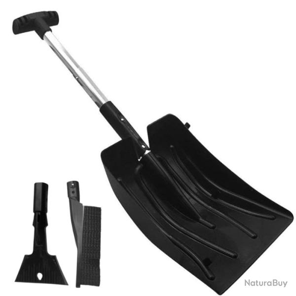 Pelle  neige 3 en 1 - Pliable pour coffre de voiture - Livraison gratuite