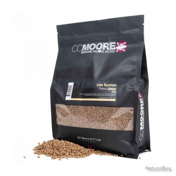 Pellets CCmoore live system 3mm 1kg