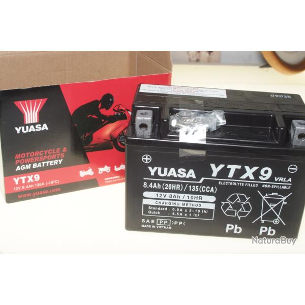 Batterie neuve YUASA 12 V 8 AH