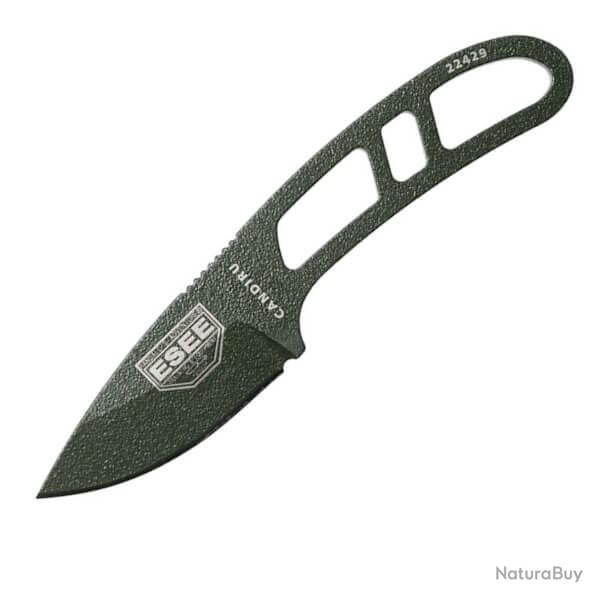 Couteau fixe de survie ESEE Candiru Black Earth