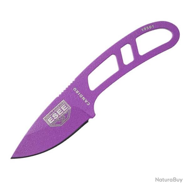 Couteau fixe de survie ESEE Candiru Violet