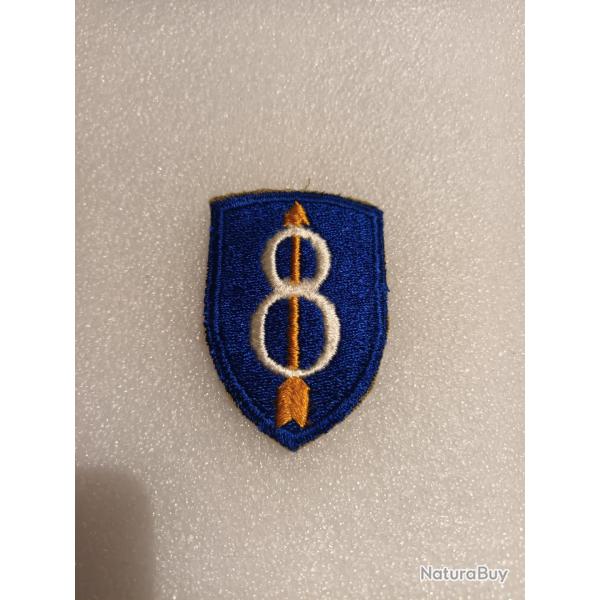 Patch arm�e us 8th INFANTRY DIVISION ww2 original 1