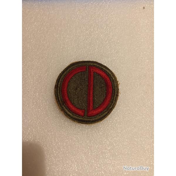 Patch arm�e us 85th INFANTRY DIVISION WW2 ORIGINAL