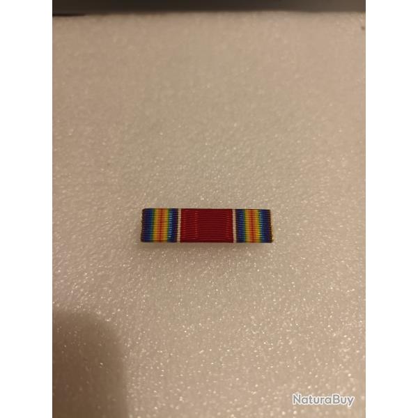 Ribon m�daille arm�e us WORLD WAR 2 VICTORY ww2 original
