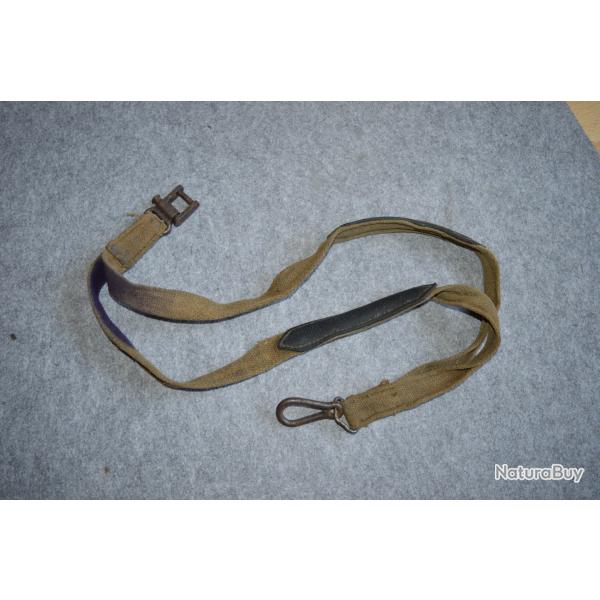 Belle bretelle en toile de MG 42, original de la 2GM
