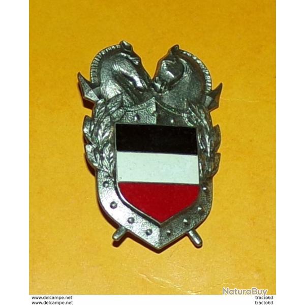 Gendarmerie de HAUTE VOLTA, �mail, argent�, embouti, 2 anneaux,FABRICANT�SANS,HOMOLOGATION SANS,�ETA