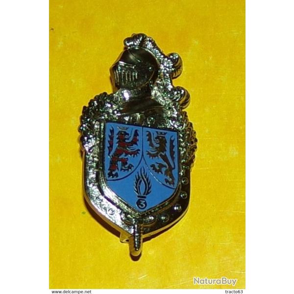 GENDARMERIE :3� L�gion de Gendarmerie d'Occupation, �mail, type 3, marqu� en arc , FABRICANT ARTHUS