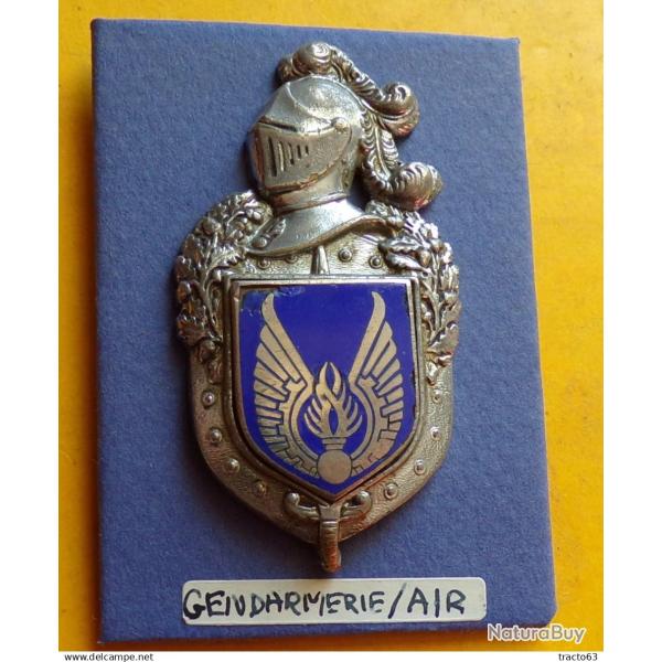 Gendarmerie de l'Air, �mail, bleu, marquage en cercle , FABRICANT�ARTHUS BERTRAND PARIS   ,HOMOLOGAT