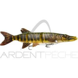 Leurre souple SAVAGE GEAR 4D Line thru pike 25cm 01 Striped pike