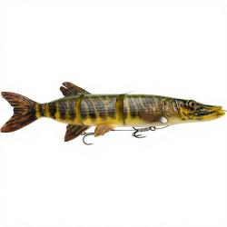 Leurre souple SAVAGE GEAR 4D Line thru pike 25cm 01 Striped pike