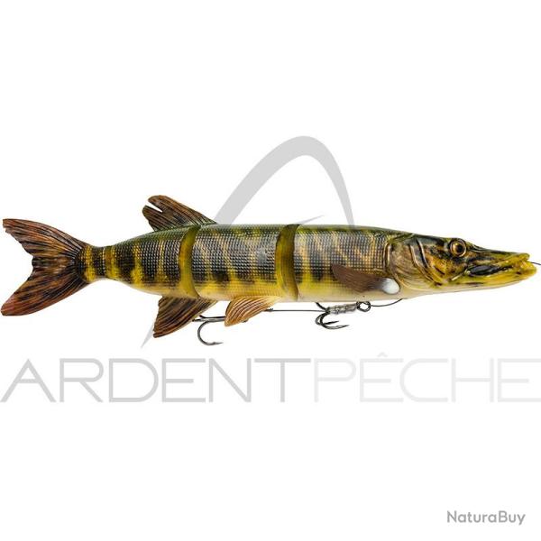 Leurre souple SAVAGE GEAR 4D Line thru pike 25cm 01 Striped pike