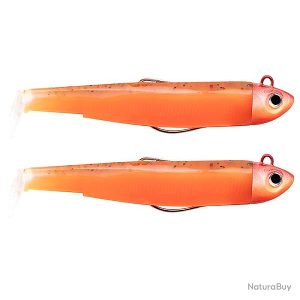 Leurre souple FIIISH Black minnow double combo 105 Search / 12g / Orange glow - BM3176