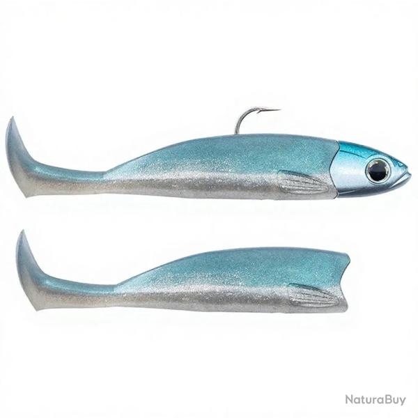 Leurre souple FIIISH Master shad combo 125 Heavy / 36g / Pearl blue