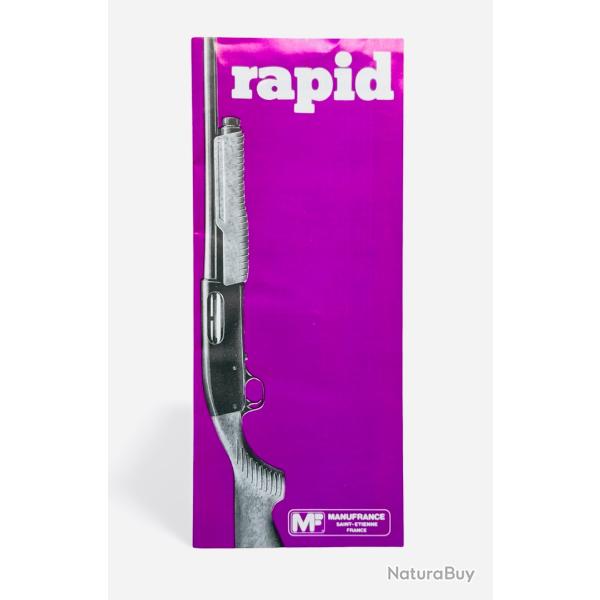 RARE - Notice Manufrance Rapid