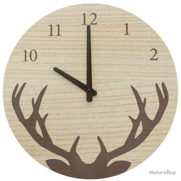 Horloge motif Bois de Cerf LOVERGREEN