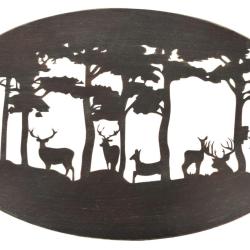 Décoration murale en métal Cerfs LOVERGREEN