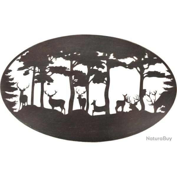 Dcoration murale en mtal Cerfs LOVERGREEN