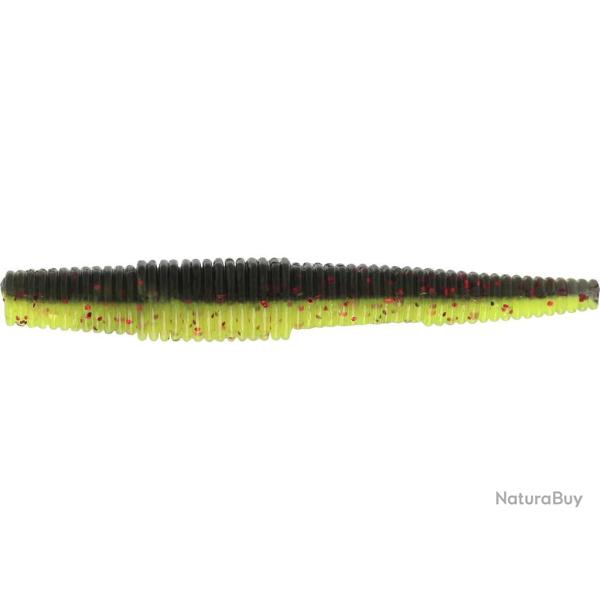 Westin Ned Worm Slim 5,5cm 1,5g chartreuse black