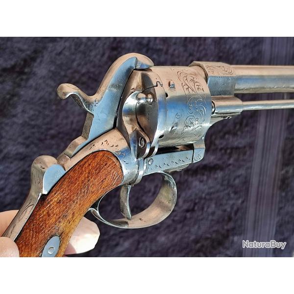 Revolver  broche Lepage et Chauvot, calibre 12 mm