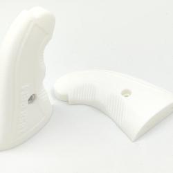 plaquette grip pietta 1858  poign&eacute;e crosse ergonomic style white